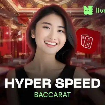 Hyper Speed Baccarat logo by Evolution at Run4win