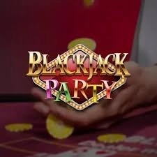 Enjoy Blackjack Party by Evolution – logo hosted on run4wincasino.vip