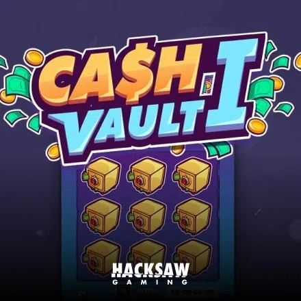 Cash Vault I slot logo by Hacksaw Gaming at Run4win