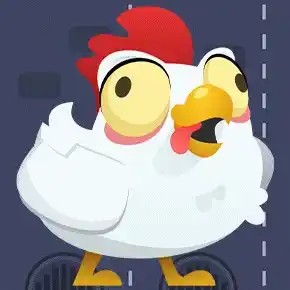 Chicken Road slot logo by InOut at Run4win