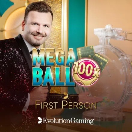 Try First Person Mega Ball slot by Evolution on run4wincasino.vip – logo image