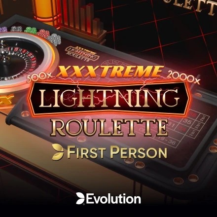 Table Games logo of First Person XXXtreme Lightning Roulette from Evolution at Run4win