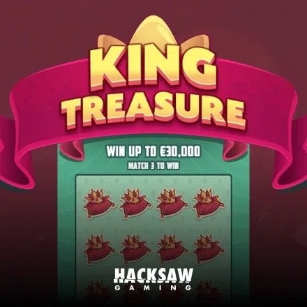 Enjoy King Treasure by Hacksaw Gaming – logo hosted on run4wincasino.vip