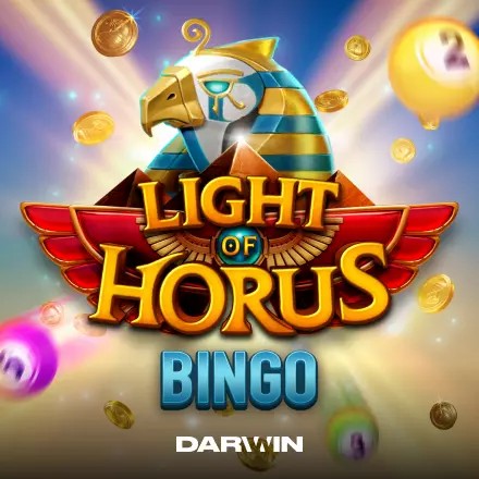 Light of Horus Bingo logo by Darwin Gaming Run4win