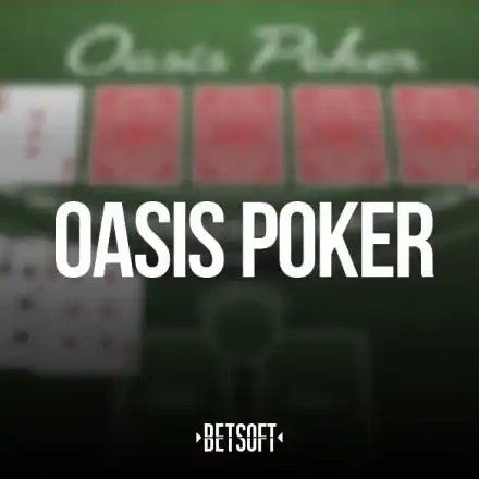 Oasis Poker by Betsoft Gaming, showcased at run4wincasino.vip – game logo
