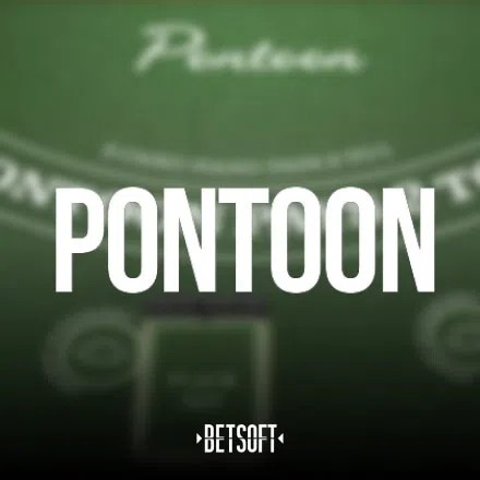 Official Table Games logo: Pontoon by Betsoft Gaming at Run4win