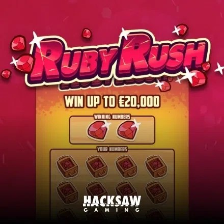 Ruby Rush game by Hacksaw Gaming – logo hosted on Run4win