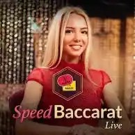 Official Live Dealer logo: Speed Baccarat A by Evolution at Run4win